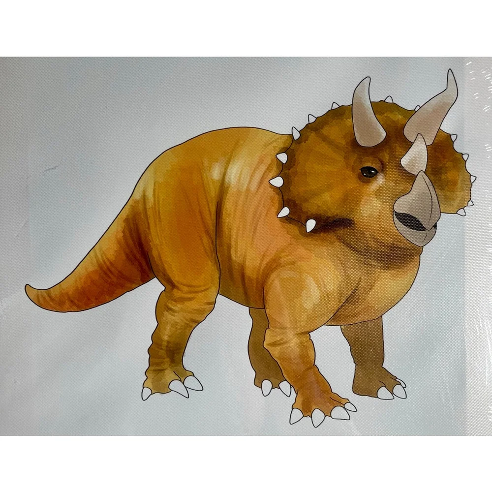 Triceratops Dinosaur Canvas Print Decor